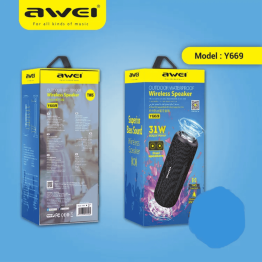 AWEI Y669 Wireless Bluetooth Speaker | 31W Powerful Bass, IPX7 Waterproof, 12H Playtime